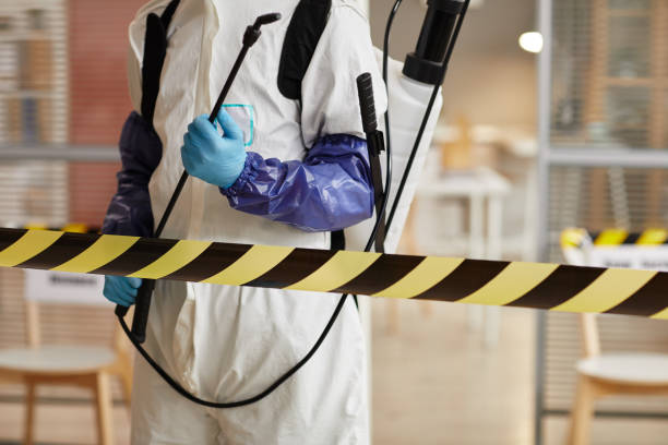 Professional Infectious Disease Decontamination technician working in Pompton Lakes, NJ